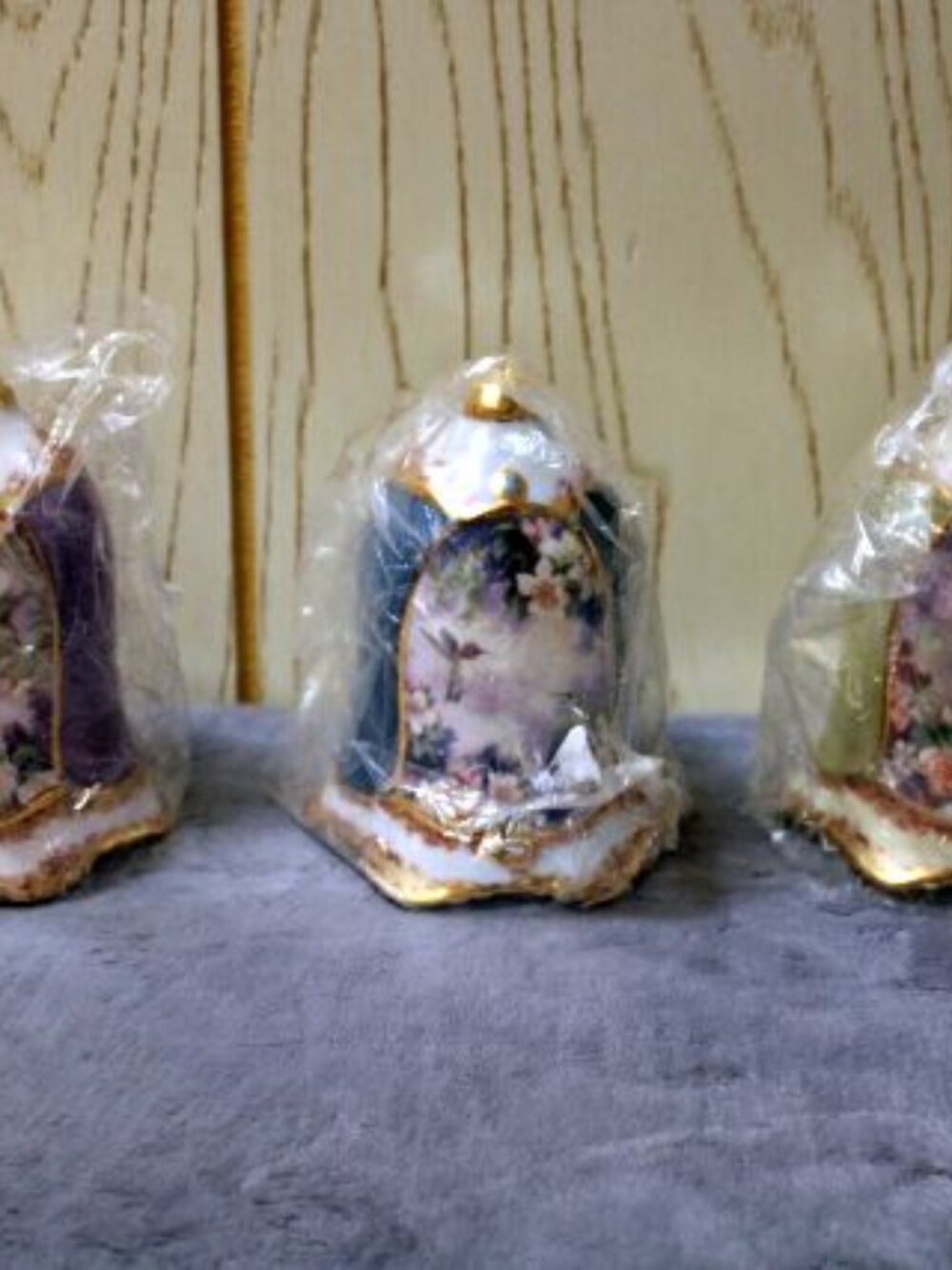 Bradford Editions Set Lena Liu Delicate Treasures 3 Hummingbird Bell Ornaments